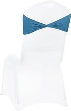 MDS Pack of 75 Spandex Chair Sashes Without Slider Buckles – Dark Teal - Image 5