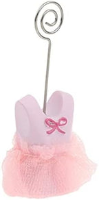 SHINEOFI 12 Pcs Pink Baby Shower Table Numbers Girl Baby Clothes Name Place Card Holders Clip Memo Clip Wedding Decorative Price Tag () - Image 6