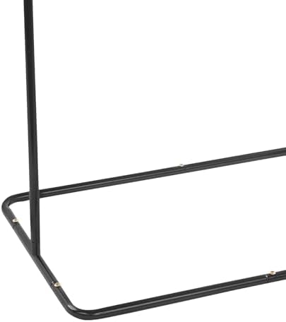 Heavy Duty Black Metal Floor Standing Easel Stand,For Wedding Seating Chart, Poster and Sign Display,8 Pairs Satin Ribbon & 2 Leather Sign Hanging Straps, 50”x30”x20” (black) - Image 7