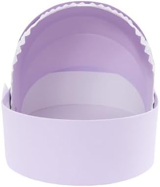 Liffshsy 10pcs Baby Shower Flower Basket Gift Box, Medium Purple Cradle Floral Basket Cradle Gift Box Flower Arrangement Basket, Decorative Boxes Companion Gift Box for Birthday Party Prenatal Party Wedding - Image 4