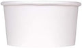 Karat [6oz - 1000 ct] White Paper Food Container for Hot or Cold Food, Ice Cream, Noddles and Salad, 96mm (C-KDP6WU) by Karat