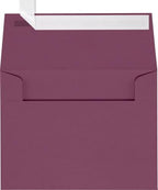 LUXPaper A2 Invitation Envelopes | Peel & Press | 4 3/8" x 5 3/4" | Vintage Plum | 80lb. Text | 1,000 Qty by LUXPaper