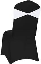 MDS Pack of 50 Spandex Chair Sashes Without Slider Buckles – White - Image 5