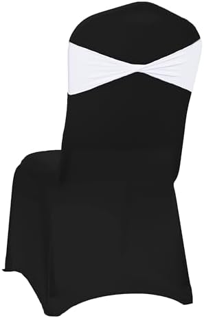 MDS Pack of 125 Spandex Chair Sashes Without Slider Buckles – White - Image 5