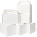 Happyhiram 30 Pack White Large Welcome Gable Boxes for Wedding, 9x6x6 Inch by HappyHiram