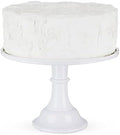 Twine Melamine Cake Stand, Cupcake Display Home Decor Food and Dessert Serving Accessory, 11.5 x 8 Inches, White, Set of 1 by TWINE