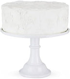 Twine Melamine Cake Stand, Cupcake Display Home Decor Food and Dessert Serving Accessory, 11.5 x 8 Inches, White, Set of 1 by TWINE