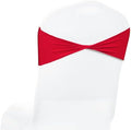 MDS Pack of 150 Spandex Chair Sashes Without Slider Buckles – Red by MDS