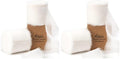 Ribbli White Chiffon Ribbon 2 Inch x 20 Yard Handmade Fringe Chiffon Silk Ribbon White Ribbon for Gifts Wrapping, Wedding Invitations, Bridal Bouquets, Flower Arrangement (Pack of 2) by Ribbli