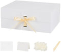 Large Gift Boxes with Lids 5 Pcs 13X11X5.3 In White Magnetic Gift Box Large by Unknown