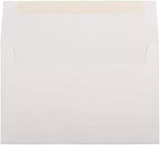 JAM PAPER A9 Strathmore Invitation Envelopes - 5 3/4 x 8 3/4 - Bright White Wove - 100/Pack - Image 2