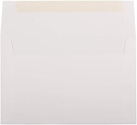 JAM PAPER A9 Strathmore Invitation Envelopes - 5 3/4 x 8 3/4 - Bright White Wove - 100/Pack - Image 2