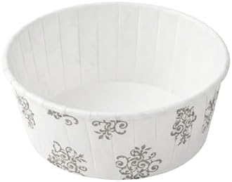 Restaurantware 5 oz Vintage Floral Paper Baking Cups, Pleated, 200 Ct - Image 2