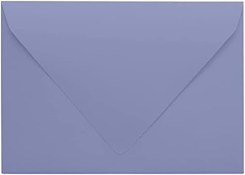 Darling Souvenir A6 Lavender Invitation Envelopes (4 3/4 x 6 1/2) Euro V-Flap 80 LBS Self-Adhesive Perfect for Weddings, Birthday, Baby Shower,Greeting Cards -Packs & Colours Available by DarlingSouvenirMADEWITHLOVE