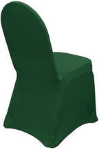 YOUR CHAIR COVERS - 50 Pack Stretch Spandex Banquet Chair Cover - Hunter Green, Wedding Slip, Premium Quality - Image 4