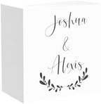 UNIQOOO White Acrylic Card Box w/Slot, Thick DIY Wedding Box Blank No Print, Large 10x10x5.5 in, for Reception Decoration Fundraiser Money Box Election Ballot Graduation Keepsake Party Favor - Image 4