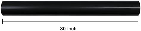 RUSPEPA Black Wrapping Paper Solid Color for Wedding, Birthday, Shower, Congrats, and Holiday - 30 inches x 100feet - Image 4