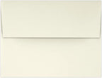 LUXPaper A4 Invitation Envelopes | Peel & Press | 4 1/4" x 6 1/4" | Natural | 80lb. Text | 30% Recycled | 1,000 Qty - Image 2