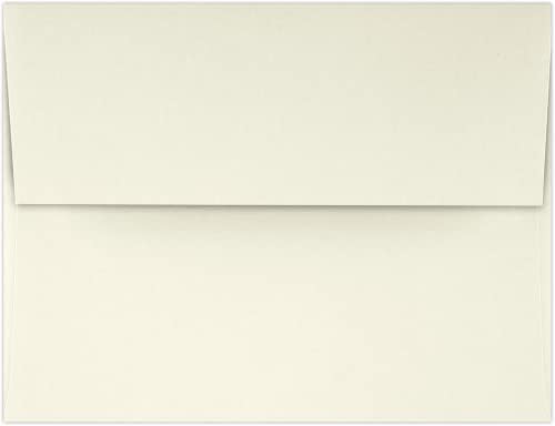 LUXPaper A4 Invitation Envelopes | Peel & Press | 4 1/4" x 6 1/4" | Natural | 80lb. Text | 30% Recycled | 1,000 Qty - Image 2