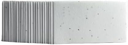 Of The Earth Handmade Paper - Wildflower Seed Paper Panel Card - Place/Name/Gift - 3.5" x 2" - Set of 48 (10s White Seed) - Image 2