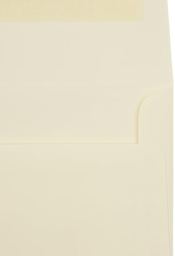 JAM PAPER #10 Business Strathmore Envelopes - 4 1/8 x 9 1/2 - Ivory Wove - 100/Pack - Image 3