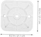 6 Pack White Plastic Water Weight Bags for Balloon Stands - Image 2