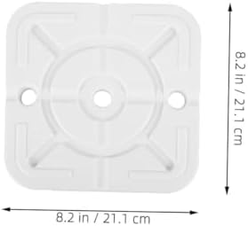 6 Pack White Plastic Water Weight Bags for Balloon Stands - Image 2
