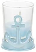 12 pcs Party Keepsake Baby Blue Anchor Candle Set, Awesome Party Favors for Baby Shower Announcement Parties, Boys or Girls Party & Other Themed Events - Image 2