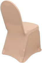 YOUR CHAIR COVERS - 6 Pack Peach Stretch Spandex Banquet Wedding Slip Chair Covers - Premium Quality - Image 4