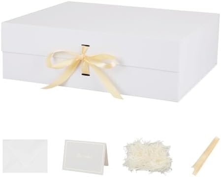 BoxSkivra White Extra Large Gift Box 19x16x6 Inch Jumbo Box, 3 Pack by Unknown