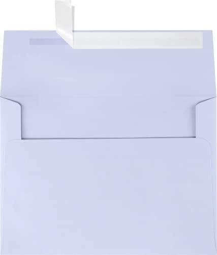 LUXPaper A7 Invitation Envelopes | Peel & Press | 5 1/4" x 7 1/4" | Lilac Purple | 80lb. Text | 250 Qty by LUXPaper