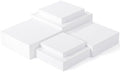Geelin 6 Pcs Acrylic Risers Cube Stands, White, 10 to 15 Inch, Square by Geelin