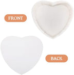 HOMSFOU Heart-Shaped Wooden Posing Case Newborn Photography Prop Small White Wooden Bed for Newborn Photo Shoot - Image 7