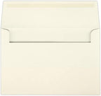 LUXPaper A8 Invitation Envelopes | 5 1/2" x 8 1/8" | Natural | 70lb. Text | 250 Qty - Image 2