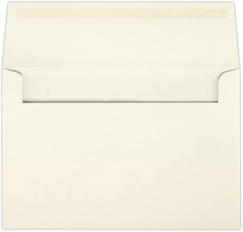 LUXPaper A8 Invitation Envelopes | 5 1/2" x 8 1/8" | Natural | 70lb. Text | 250 Qty - Image 2