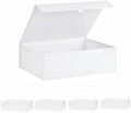 Extra Large White Gift Box 5 Pack 19x16x6 Inches,Gift Boxs for Presents with Lid Magnetic Closure Collapsible,Bridesmaid Proposal Box,Birthday, Christmas,for Clothes and Large Gifts by PLINJOY