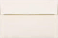 JAM PAPER A9 Strathmore Invitation Envelopes - 5 3/4 x 8 3/4 - Natural White Wove - 100/Pack by JAMPaper