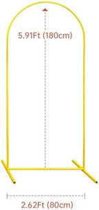 6FT Metal Arch Backdrop Stand - Image 2