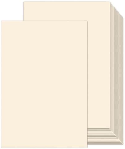 Cream Blank Cover Stock 11x17 100 Sheets by Goefun