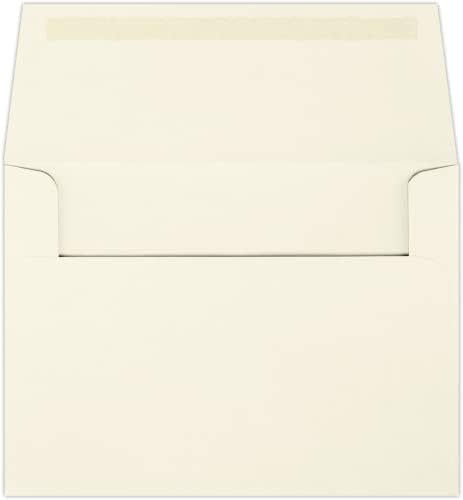 LUXPaper A4 Invitation Envelopes | 4 1/4" x 6 1/4" | Natural | 70lb. Text | 500 Qty - Image 2