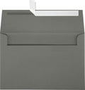 LUXPaper A8 Invitation Envelopes | Peel & Press | 5 1/2" x 8 1/8" | Smoke Gray | 80lb. Text | 500 Qty by Envelopes.com