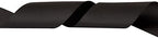 2" X 100 Yards Solid Grosgrain Ribbon for Gift Wrapping Parties, Wedding Decoration, Crafts Sewing (Black) - Image 3