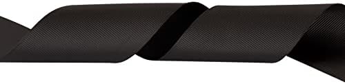 2" X 100 Yards Solid Grosgrain Ribbon for Gift Wrapping Parties, Wedding Decoration, Crafts Sewing (Black) - Image 3