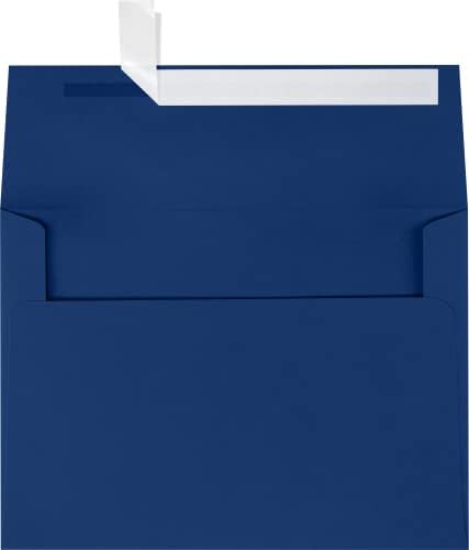 LUXPaper A7 Invitation Envelopes | Peel & Press | 5 1/4" x 7 1/4" | Navy Blue | 80lb. Text | 1,000 Qty by LUXPaper