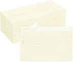 200 Pack Ivory #10 Business Envelopes Letter Size Self-Seal by LIKAJON