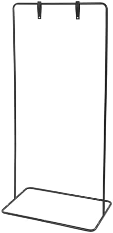 Heavy Duty Black Metal Floor Standing Easel Stand,For Wedding Seating Chart, Poster and Sign Display,8 Pairs Satin Ribbon & 2 Leather Sign Hanging Straps, 50”x30”x20” (black) - Image 6