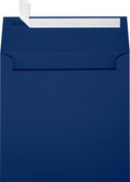 LUXPaper Square Invitation Envelopes | Peel & Press | 6 1/4" x 6 1/4" | Navy Blue | 80lb. Text | 250 Qty by Envelopes.com