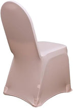 YOUR CHAIR COVERS - 100 Pack Stretch Spandex Banquet Chair Covers - Blush, Wedding Slip Covers, Premium Quality Chair Cover - Image 4
