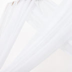 Sheer Gauze Wedding Arch Draping Fabric 29" x 20 FT 4 Panels White - Image 3