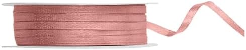 50 Metres Satin Ribbon Dusky Pink 3 mm Ribbon Dusty Rose Ribbon Satin Decorative Ribbon Pink Ribbon Dusky Pink Ribbon 3 mm Wide by Libetui